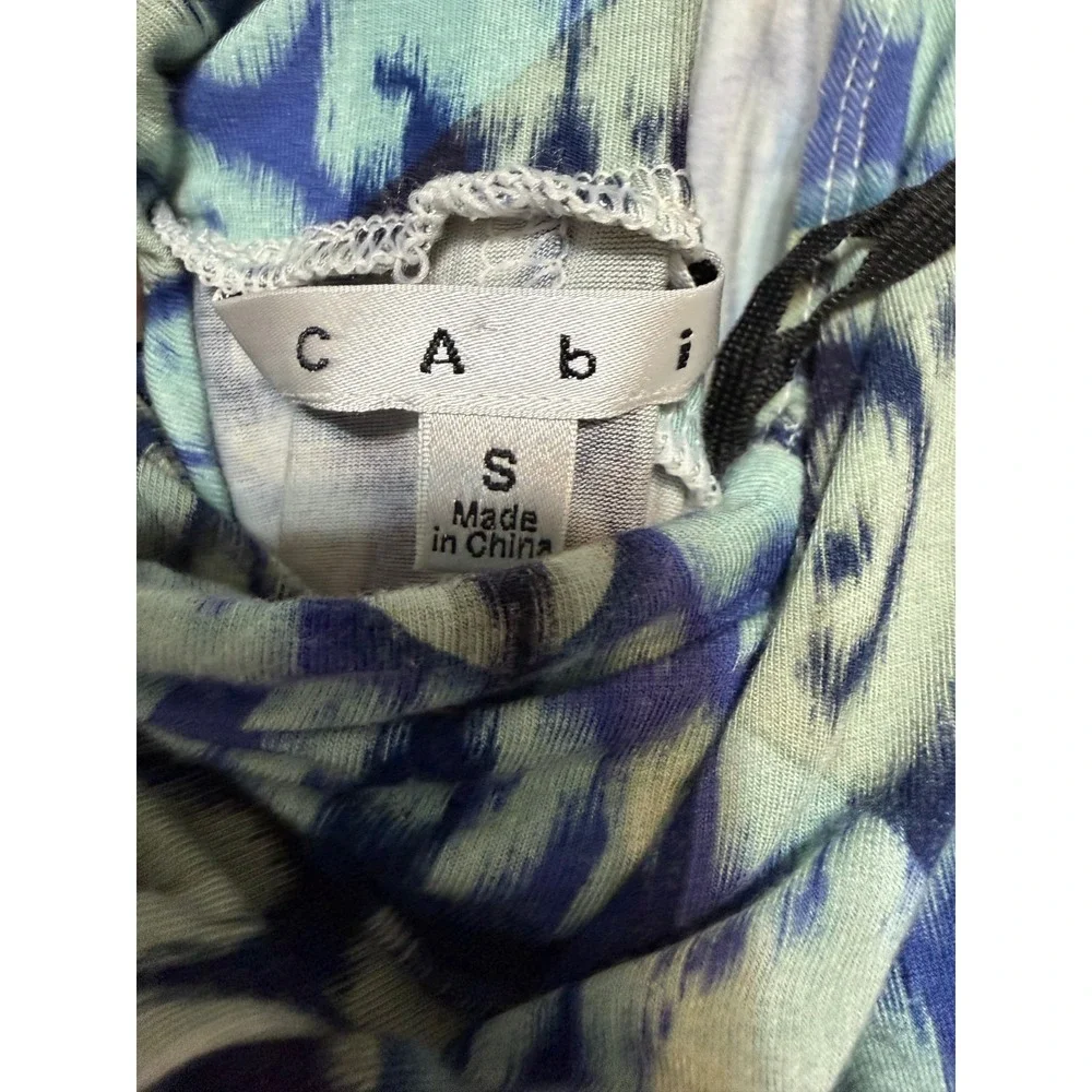 CAbi Coastal Boho Halter Maxi Dress Womens Size Small Resortcore Beachy Summer - Picture 8 of 10